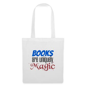 Cadeaux d’amoureux des livres Les livres sont un lecteur magique unique - Sac en tissu - blanc - Devant