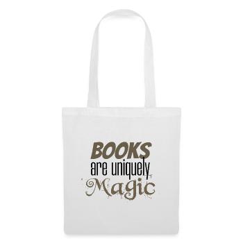 Book Lover Gift Books are Uniquely Magic Reader - Tote Bag - white - Front