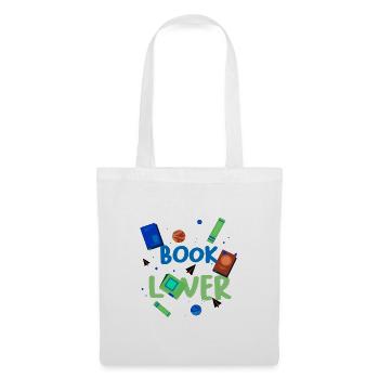 Bibliothécaire Cadeau Fun Book Lover Idées cadeaux - Sac en tissu - blanc - Devant