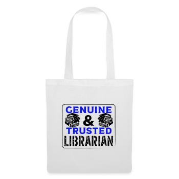 Librarian Gifts Genuine and Trusted Librarian - Tote Bag - white - Front