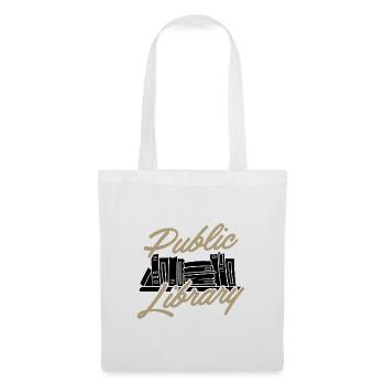 Librarian Gift Public Library Book Lover Gifts - Tote Bag - white - Front