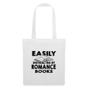 Liebesroman-Geschenke, die leicht von Romantik abgelenkt werden können - Stoffbeutel - Weiß - Vorne