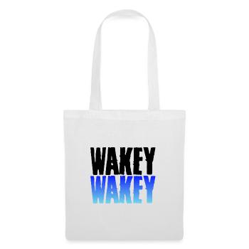 Cadeau d’amoureux du café Wakey Wakey Cadeaux addict - Sac en tissu - blanc - Devant