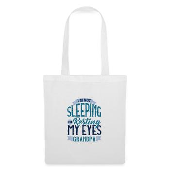 Grandfather Gift Not Sleeping Resting My Eyes - Tote Bag - white - Front