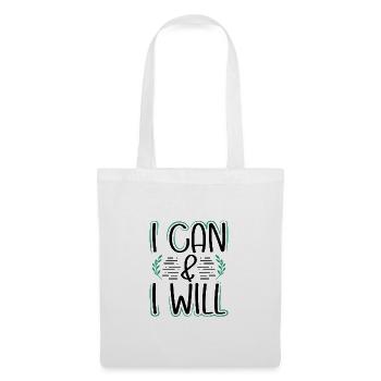 Feminismus-Geschenke, die ich kann und ich werde für ein Mädchen schenken - Stoffbeutel - Weiß - Vorne