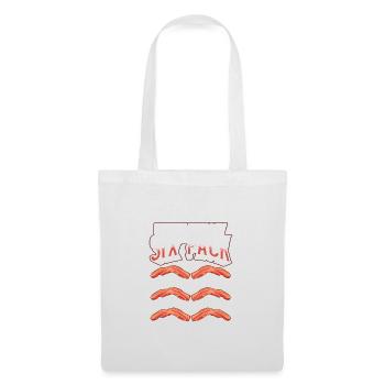 Fitness Humor Check Out My Six Pack Bacon Lover - Tote Bag - white - Front
