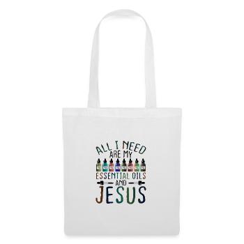 Christliches Geschenk EO Praktiker Alles, was ich brauche - Stoffbeutel - Weiß - Vorne