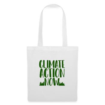 Umweltschützer schenken Klimaschutz jetzt - Stoffbeutel - Weiß - Vorne