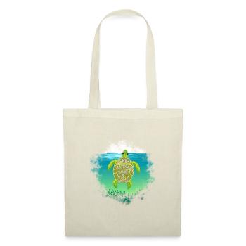 Sea Turtle Conservation Geschenk Überspringen Sie einen Strohhalm Save a - Stoffbeutel - Natur - Vorne