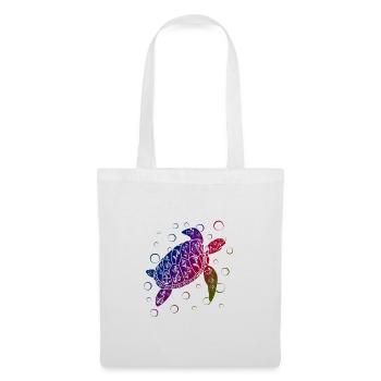 Marine Conservation Polynesian Sea Turtle Gift - Tote Bag - white - Front