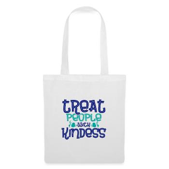 Anti Bullying Gift Treat People with Kindness - Tote Bag - white - Front