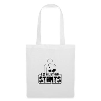 Dare Devil Gifts Do My Own Stunts Funny broken - Tote Bag - white - Front