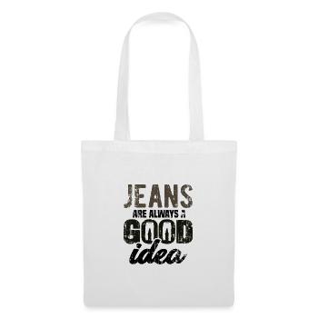 Gardez-le Casual Jeans toujours une bonne idée Favori - Sac en tissu - blanc - Devant