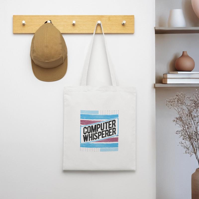 Computerflüsterer Geschenkcomputer Geschenkcomputer Stoffbeutel