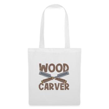 Sculpteur sur bois Bois croisé Outils de menuiserie - Sac en tissu - blanc - Devant