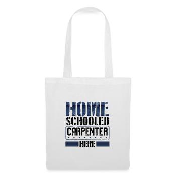 Carpenter Humor Gifts Home Schooled Carpenter - Tote Bag - white - Front