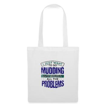 Mudder Geschenk Go Mudding und vergiss all das - Stoffbeutel - Weiß - Vorne