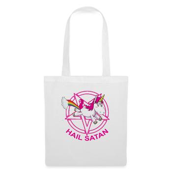 Salut Satan Licorne - Sac en tissu - blanc - Devant