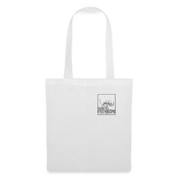 Japanese Aesthetic The Great Wave Off Kanagawa - Tote Bag - white - Front