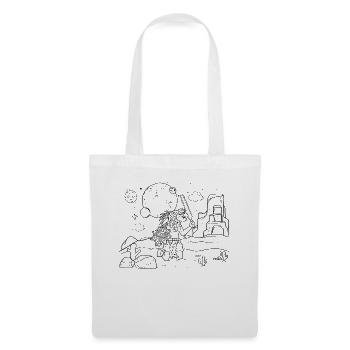 Aztèque Jaguar Warrior Maya Inca - Sac en tissu - blanc - Devant