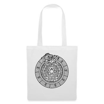 Quetzalcoatl Ouroboros Aztec Sunstone Azt - Sac en tissu - blanc - Devant