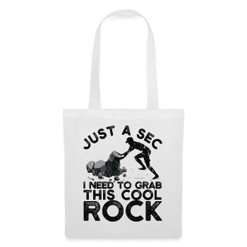 Drôle de chasse aux rochers Géologue Rockhounding - Sac en tissu - blanc - Devant