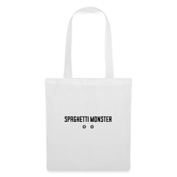 Fliegendes Spaghettimonster Pastafari Pastafariani - Stoffbeutel - Weiß - Vorne