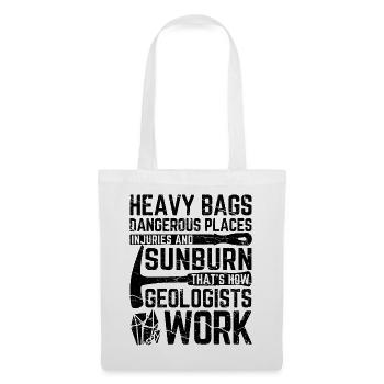 Funny Geology Geologist Rock Hunting - Tote Bag - white - Front