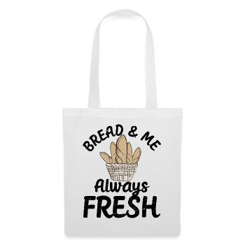 Drôle de boulanger - Sac en tissu - blanc - Devant