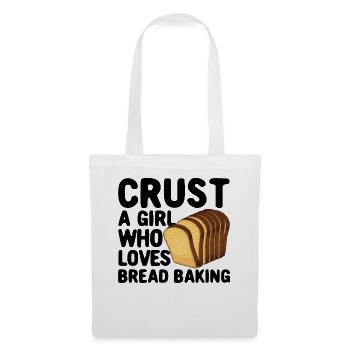 Lustiger Brotbacken-Bäcker - Stoffbeutel - Weiß - Vorne