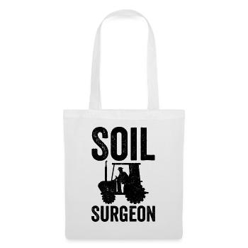 Soil Surgeon Landwirt Landwirtschaft - Stoffbeutel - Weiß - Vorne