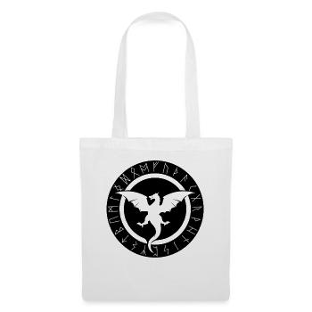 Fafnir Dragon Viking Sigurd Mythologie nordique - Sac en tissu - blanc - Devant