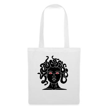 Medusa Gorgones Monstres grecs antiques - Sac en tissu - blanc - Devant