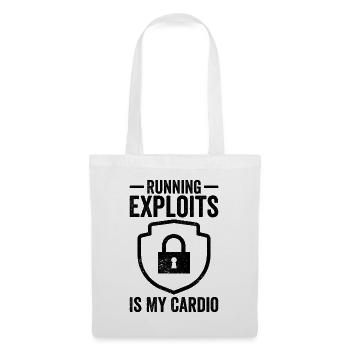 Cybersécurité Sécurité informatique Cybersécurité - Sac en tissu - blanc - Devant