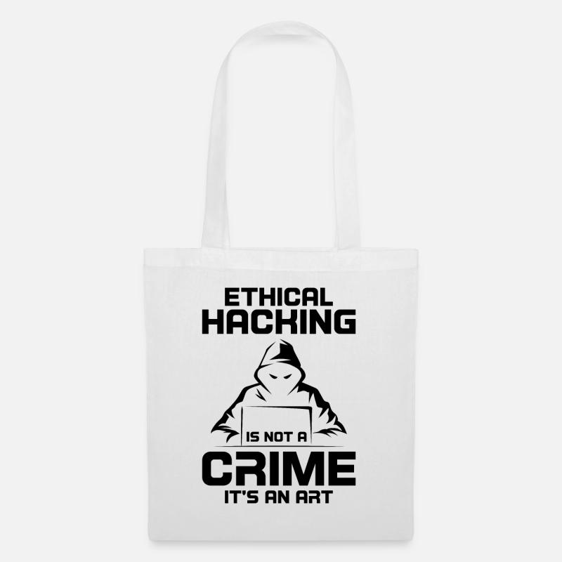 Cybersécurité Sécurité informatique Cybersécurité - Sac en tissu - blanc