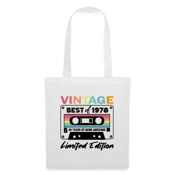 Best of 1978 - 46th Birthday Limited Edition - Tote Bag - white - Front