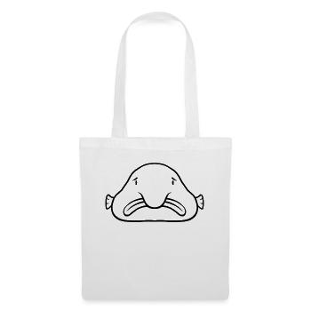 Blobfish Line Art - Tote Bag - white - Front
