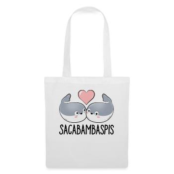 Poisson Meme Couple - Sac en tissu - blanc - Devant