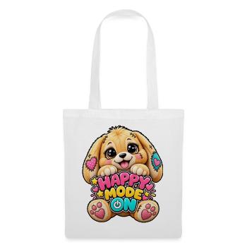 Happy Mode Hundchen Patchwork - Stoffbeutel - Weiß - Vorne