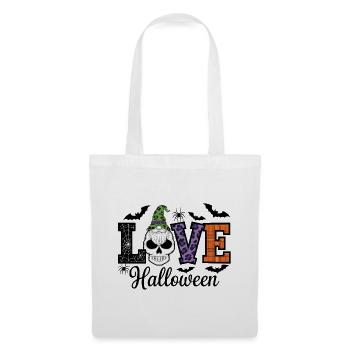 Halloween Love Lettering Gnome - Tote Bag - white - Front