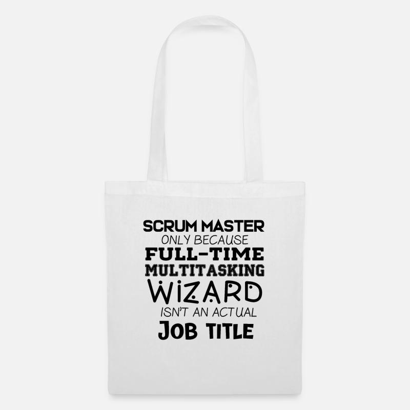 Scrum Master - Stoffbeutel - Weiß