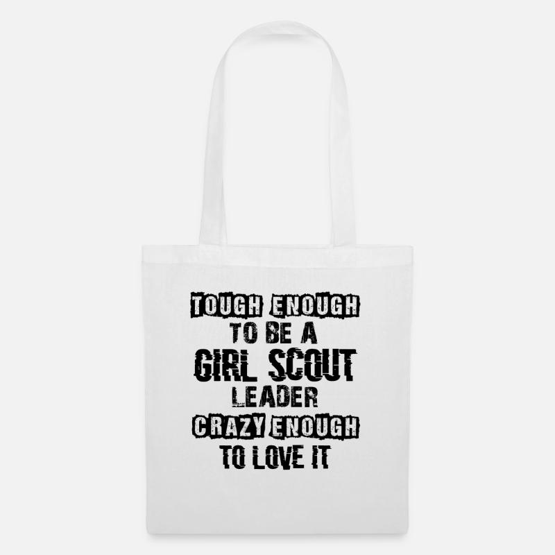 Pfadfinder Mädchen Scout Girl - Stoffbeutel - Weiß