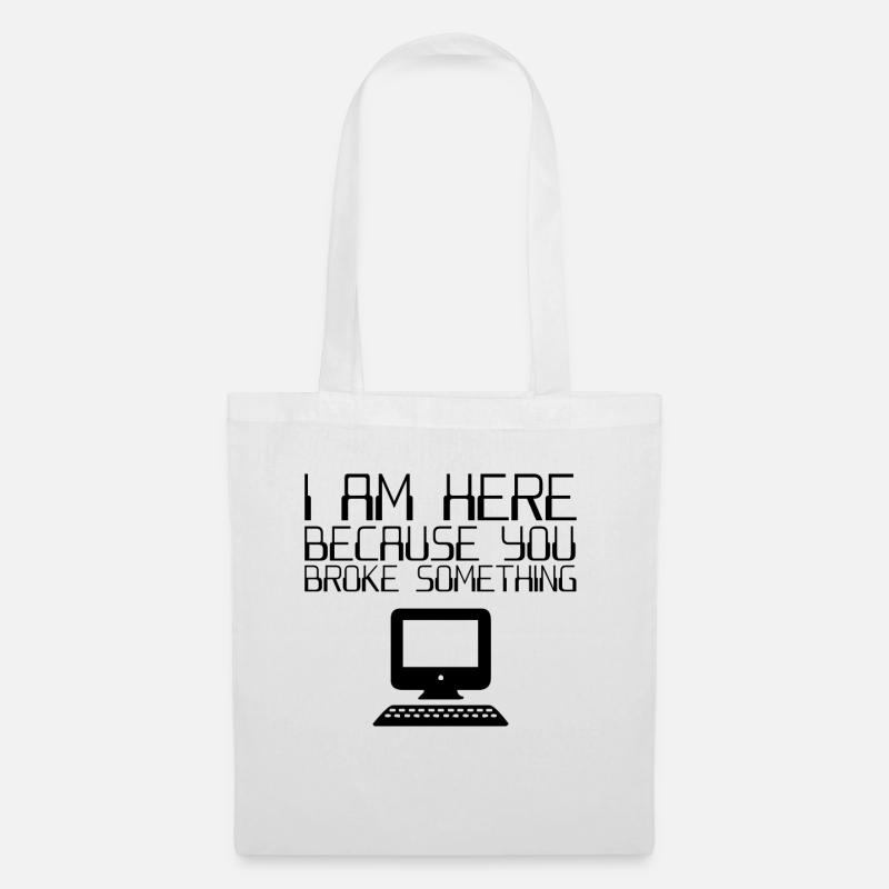 IT Helpdesk It Support - Stoffbeutel - Weiß