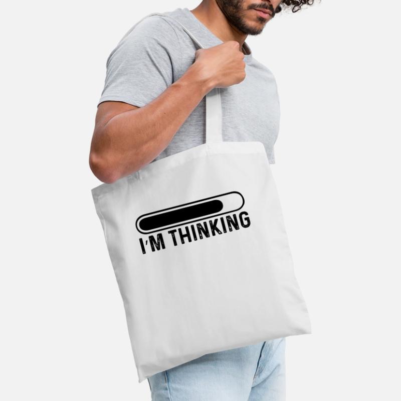 Coding Nerd Gamer I'm Thinking Programmer Tote Bag