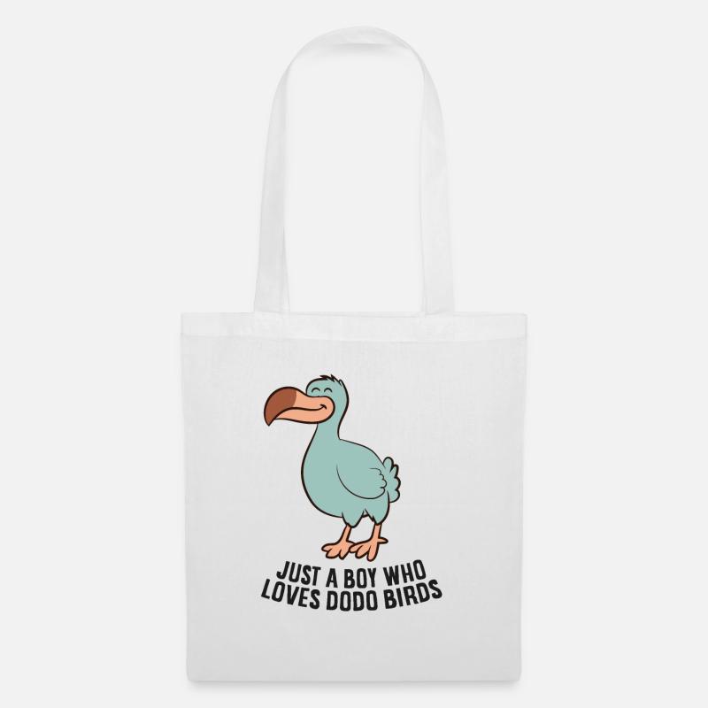 Nur ein Junge, der Dodovögel liebt - Stoffbeutel - Weiß