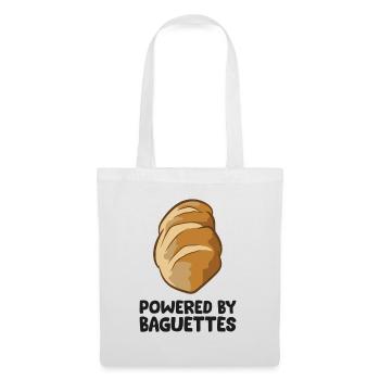Propulsé par Baguettes Love Baguettes - Sac en tissu - blanc - Devant