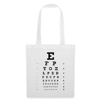 Augenoptiker Optiker Augenarzt - Stoffbeutel - Weiß - Vorne