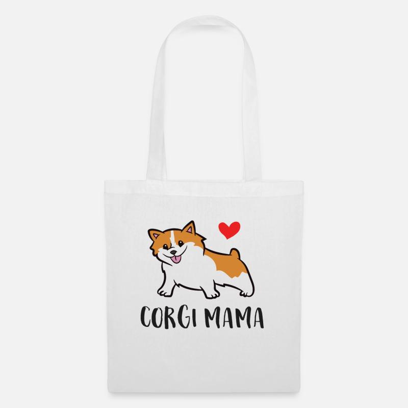 Corgi Mama Cute Welsh Corgi - Tote Bag - white