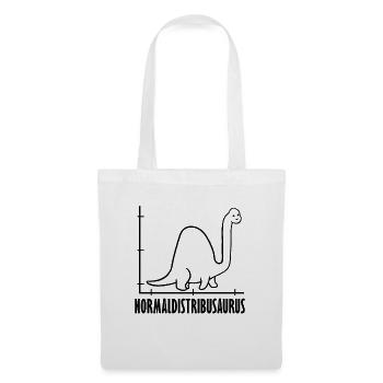 Dinosaurier Mathe Pythagoras Mathematiker - Stoffbeutel - Weiß - Vorne