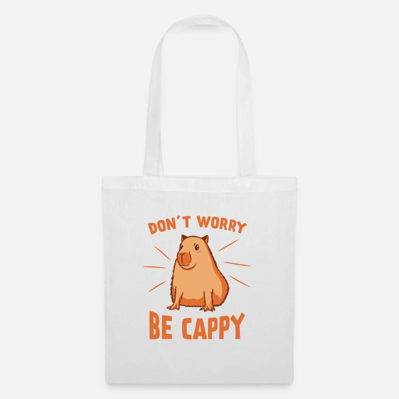 Capybara - Stoffbeutel - Weiß
